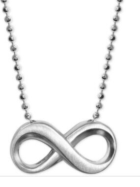 Alex Woo Infinity Pendant Necklace Sterling Silver